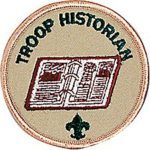 troop historian badge