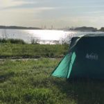 camping on Harbor Island